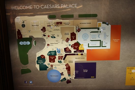 Caesars casinos map locations
